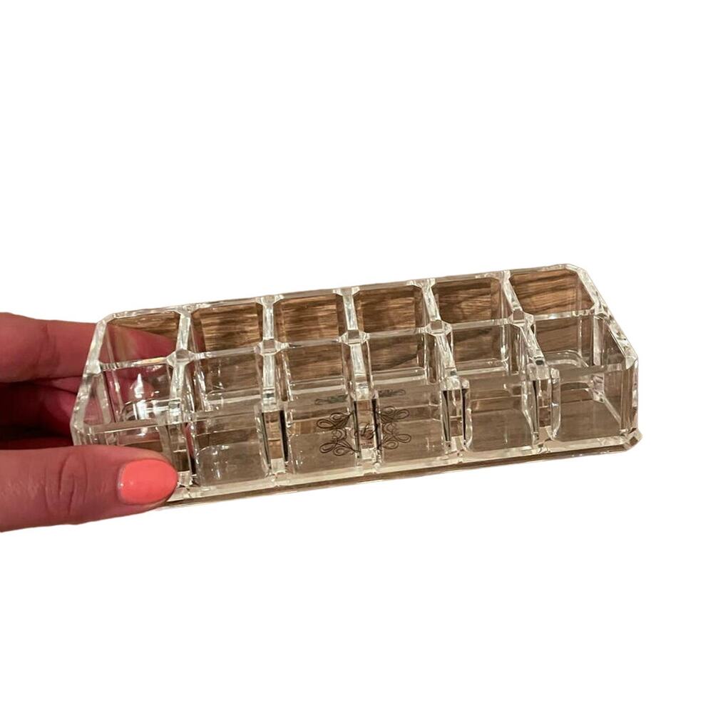 Clear Plastic Lipstick Organizer